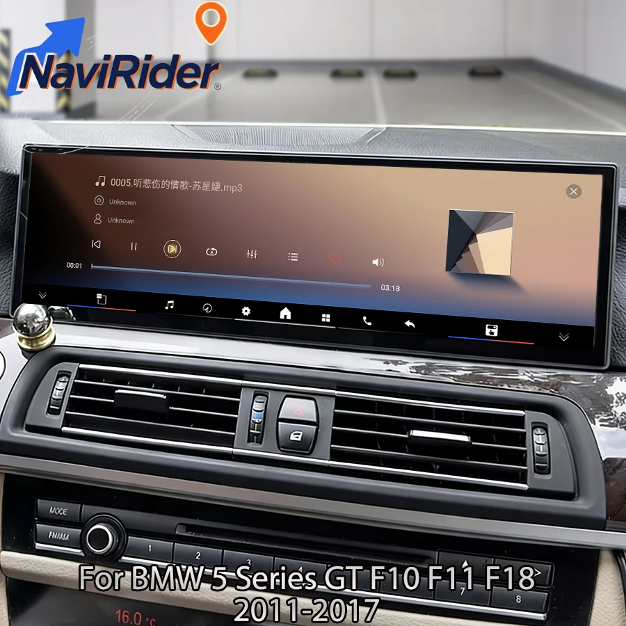 

14.9" Head Unit For BMW 5 Series GT F10 F11 F18 2011-2017 CIC NBT Stereo CarPlay Car GPS Android 15 Multimedia Player Navigation