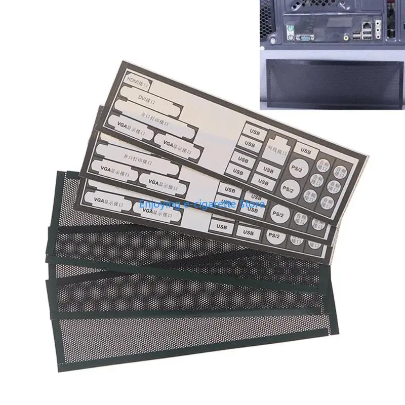 PVC Computer Fall Rückseite Schild Staub Filter Schild Zurück Platte Host Schallwand Fall Schallwand Für Computer Chassis Y4QF – Detail 8