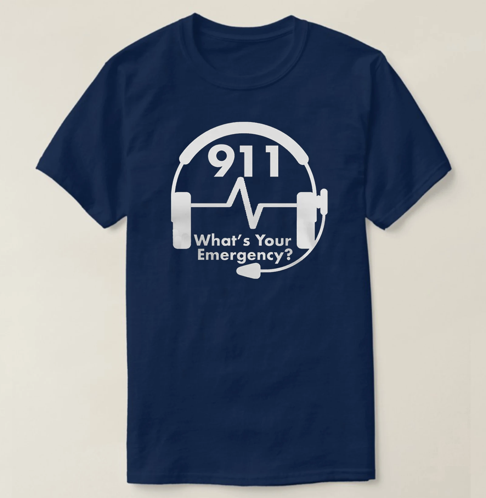 911 Dispatcher Whats Your Emergency T-Shirt 100% Cotton O-Neck Short Sleeve Summer Casual Mens T-shirt Size S-3XL