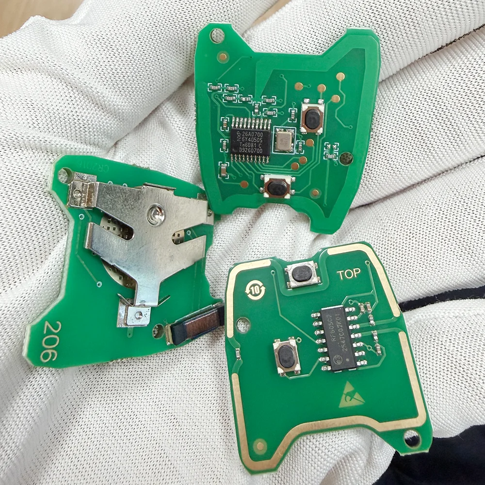 4D70 / ID46 Chip PCB 433Mhz For Citroen C1 C2 C3 C4 For Peugeot 106 107 206 306 307 407 For Toyota Ayg Smart Key Circuit Board - view 3
