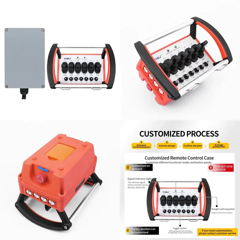 

OEM Customized Waterproof Wireless Hydraulic Remote Controller Remote Control Range for Crane Use Excavator Remote Control