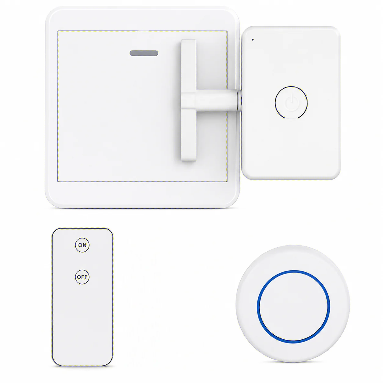 Intelligent Wireless Control Light Switch off Tool USB Rechargeable Automatic Button Pusher Lazy Remote Control for Home Automat
