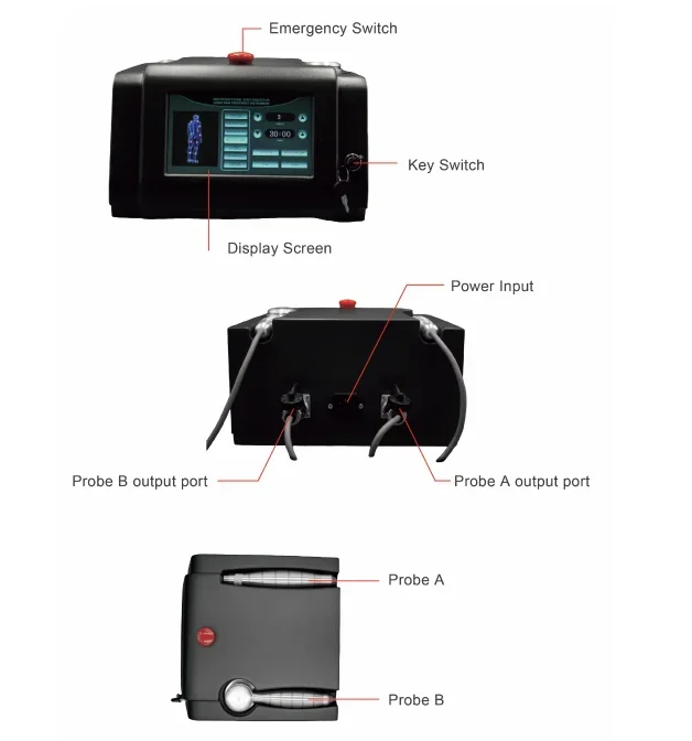 New 4*808nm Physiotherapy Equipment Cold Laser Therapy Back And Neck Massager Muscle Body Relaxation Machine