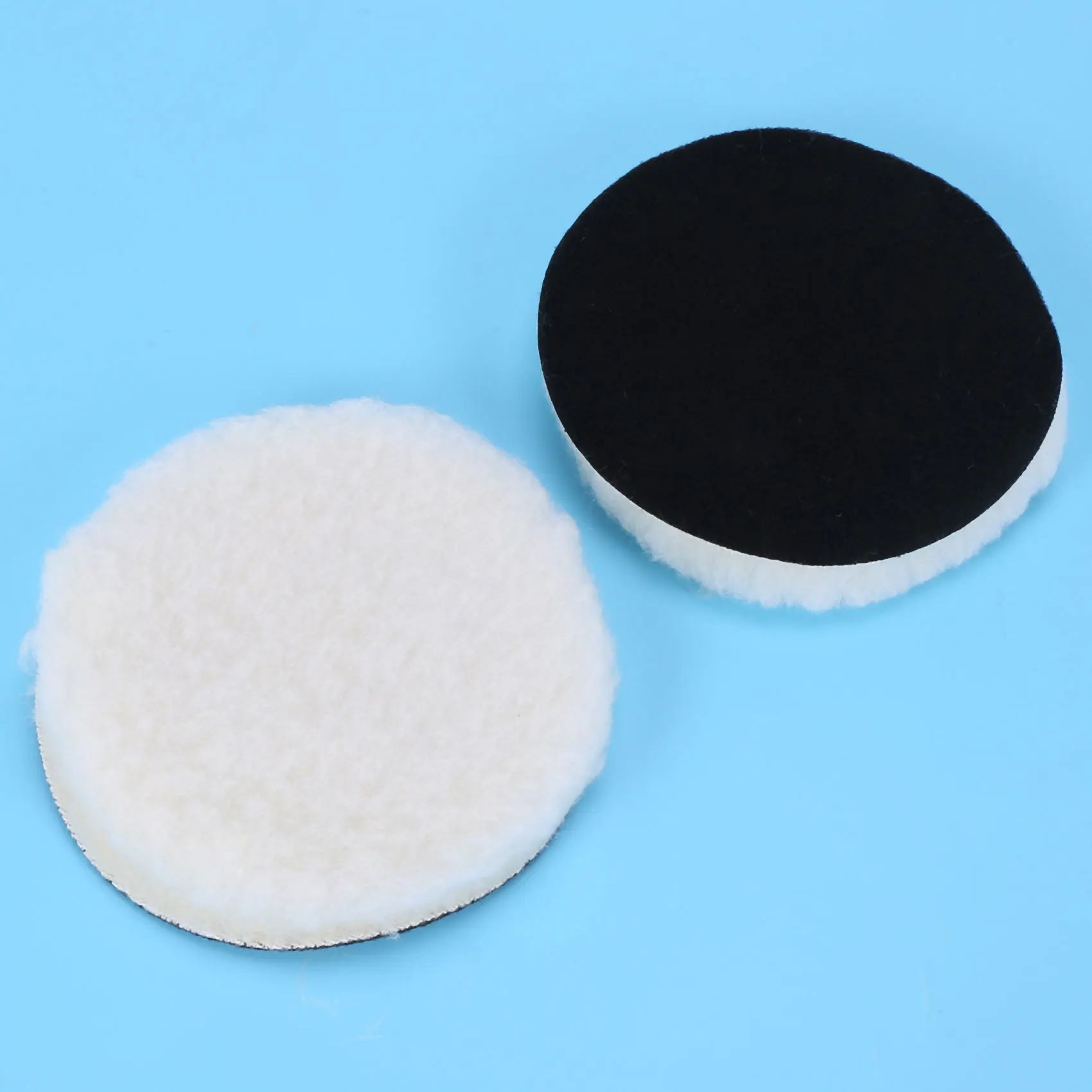 10 Pcs 125 Mm Car Polishing Pad 5 Inch Inch Polish Waxing Pads Wool Polisher Bonnet Car Paint Care Wool Polishing Pad
