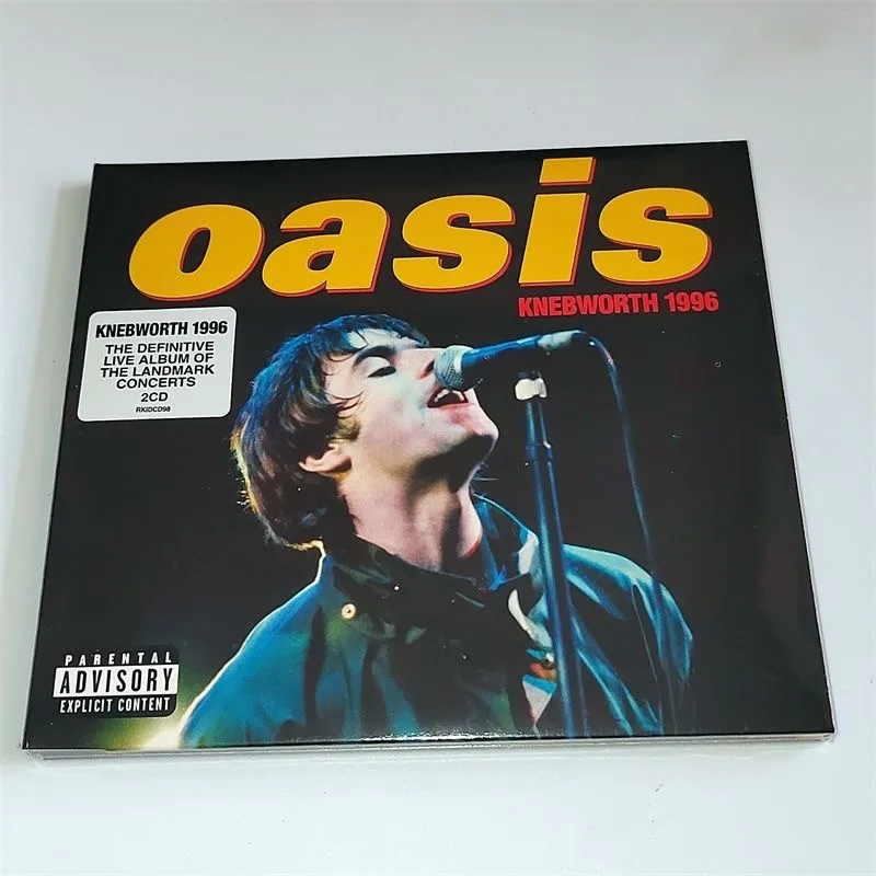 Classic Oasis Music CD Knebworth 1996 Album Compact Disc Cosplay CD Walkman Car Play Songs Soundtracks Box Collection Gifts