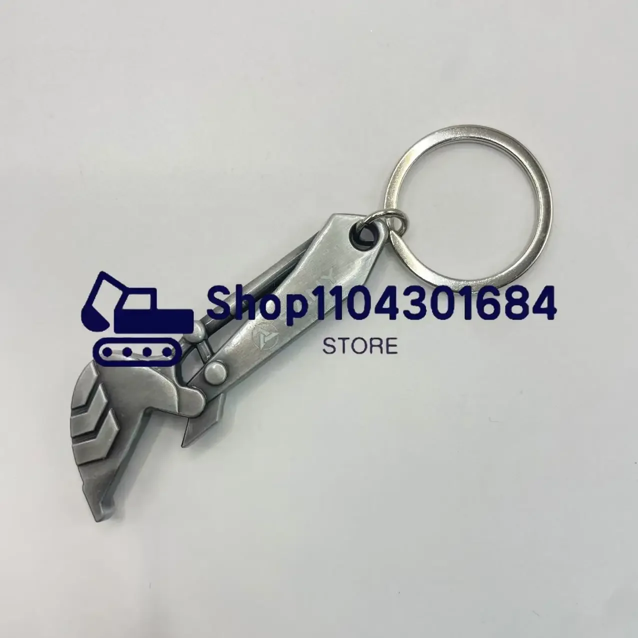 8PCS Keys for Sany SY55 60 75 115 205 215 235C-8-9 Excavator Ignition Key with Bucket Key Chain Heavy Equipment Keychain