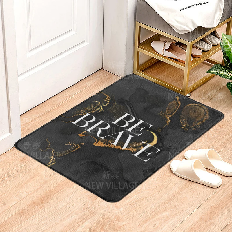 House entrance carpet Home door mat Modern Nordic style Room Bath mat Foot bathroom non-slip Kitchen water absorption rugs aaaa