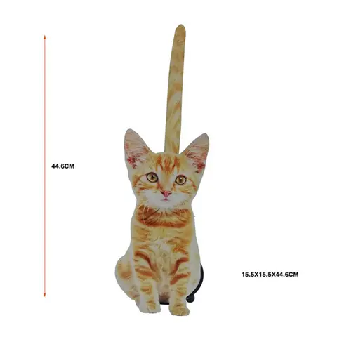 बिल्ली पेपर होल्डर, टॉयलेट पेपर होल्डर, पशु पेपर रोल होल्डर स्टैंड, आयरन पेपर टॉवल स्टैंड, नवीनता रसोई रोल डिस्पेंसर स्टैंड 10 best sales टॉयलेट टिशू होल्डर - №5