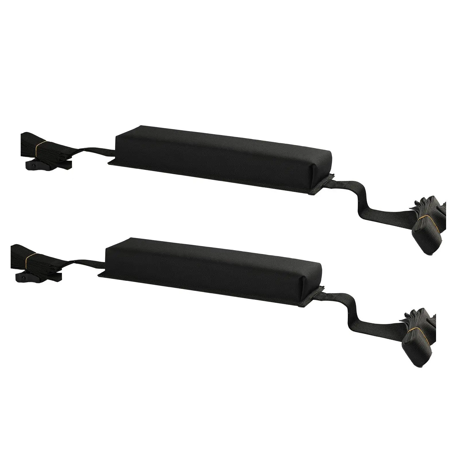 

Soft Roof Rack Pads, 15.5-Inch Universal Car Roof Rack Pads, 176LBS Loading Capacity Luggage Kayak Carrier with Portable