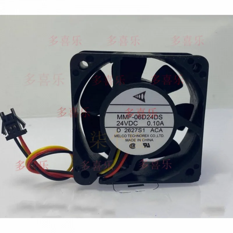 WW لميتسوبيشي MMF-06D24DS-ACA تيار مستمر 24 فولت 0.10A 60*60*25 مللي متر مروحة تبريد عاكسة #1