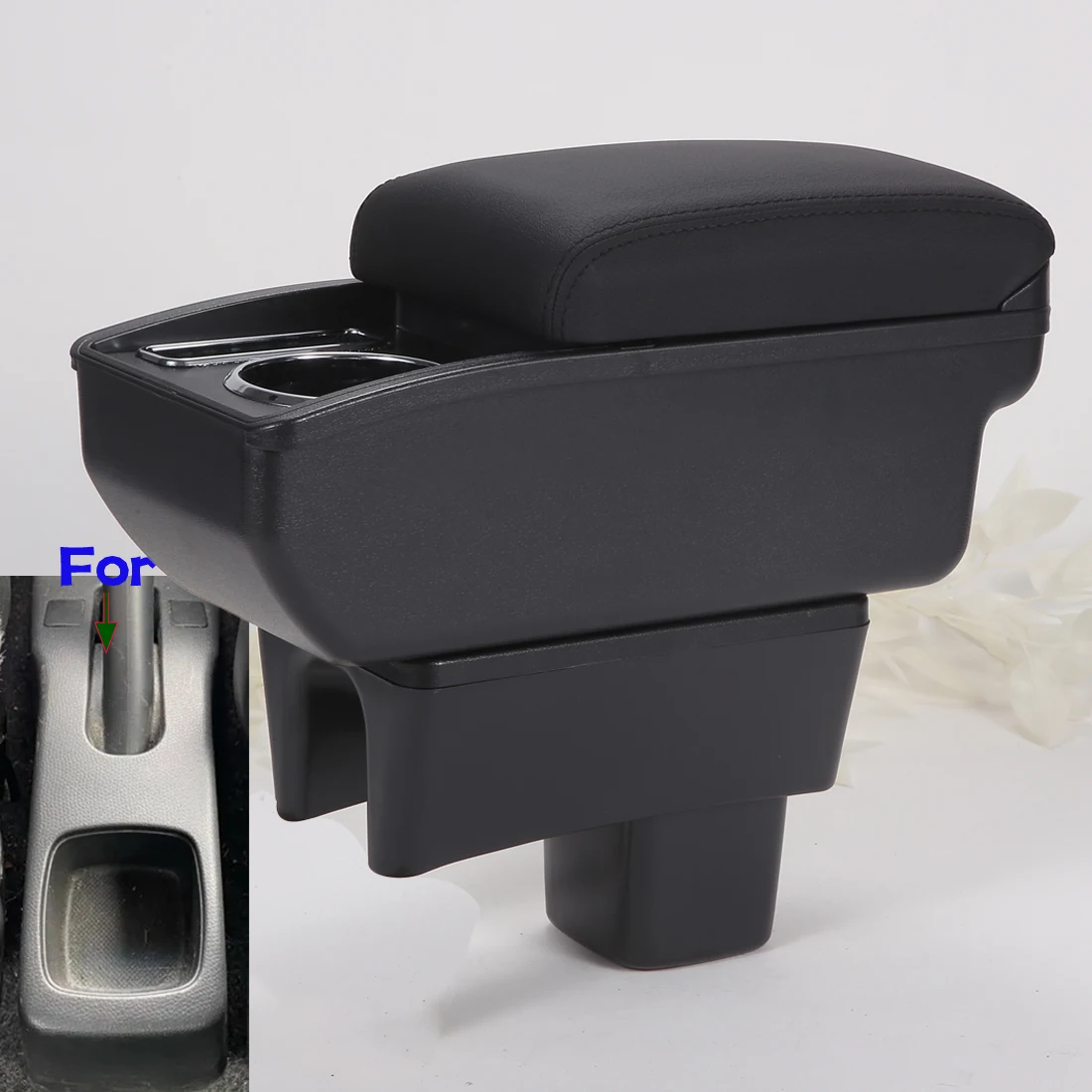 Boîte d'accoudoir pour Suzuki Swift, boîte de rangement d'accoudoir de voiture 2005 – 2024, modification dédiée, accessoires d'intérieur de voiture