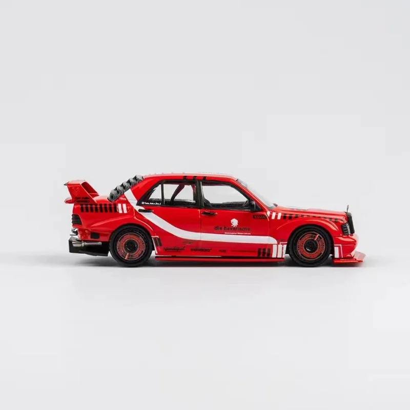 Modèle de voiture en alliage de simulation modifiée, DCM 1:64 Mercedes-Benz 190E 2.5-16 Evolution II, édition limitée