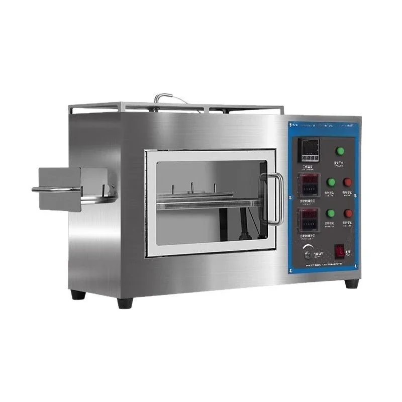 Combustion Testing Machine Needle Flame Leakage Tracer Glowing Wire Automotive Interior Plastic Flame Retardant Test Chamber