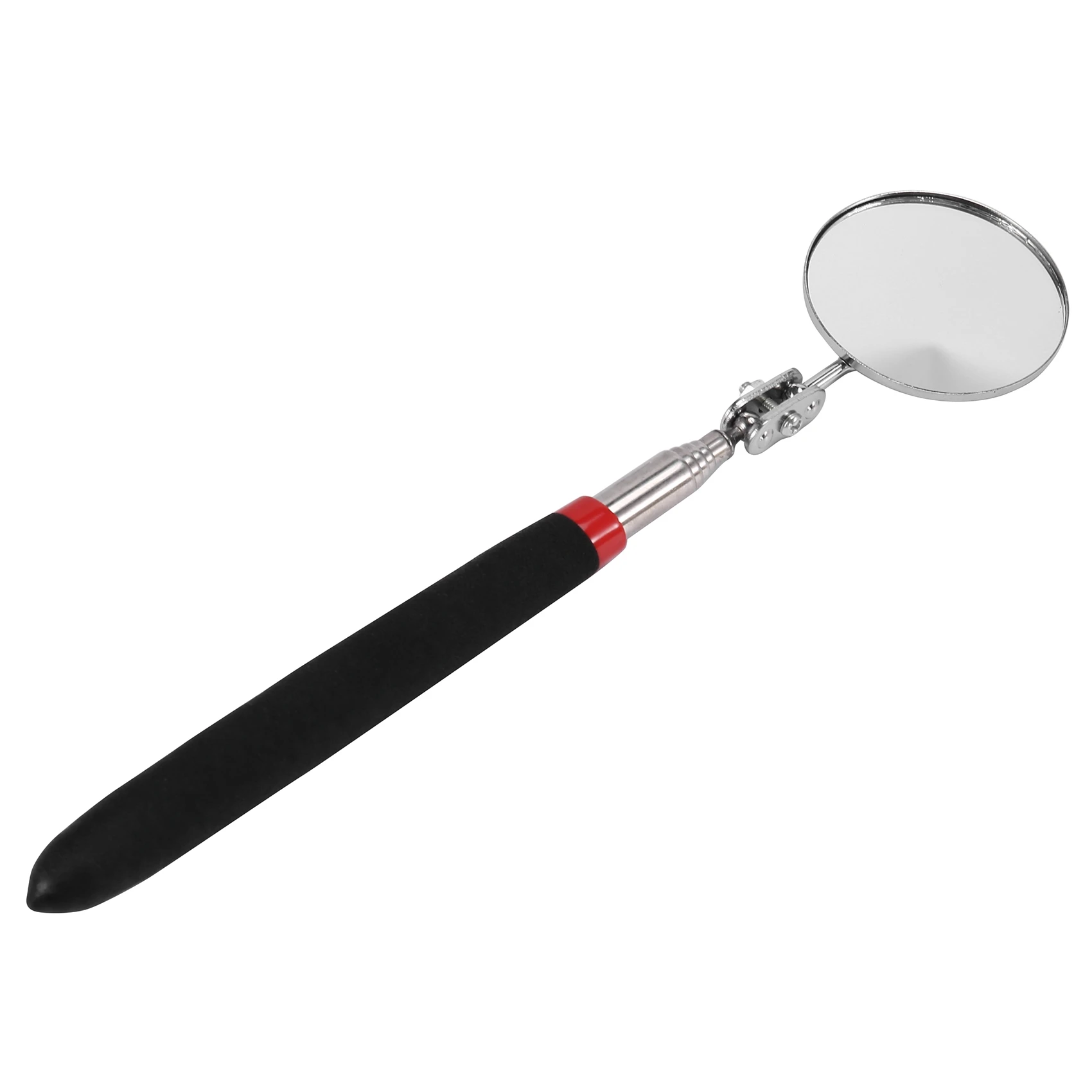 3 Pieces Telescoping Inspection Mirror Round Mirror Square Mirror Inspection Tool for Checking Vehicle Observing Mouth B