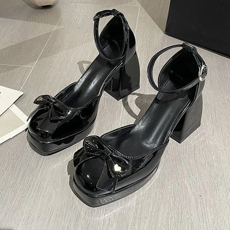 

Women Pumps Mary Janes Platform Shoes Woman Brand Design Gothic Style Lolita Sweet Girl Office Ladies High Heels Shoes New Pumps