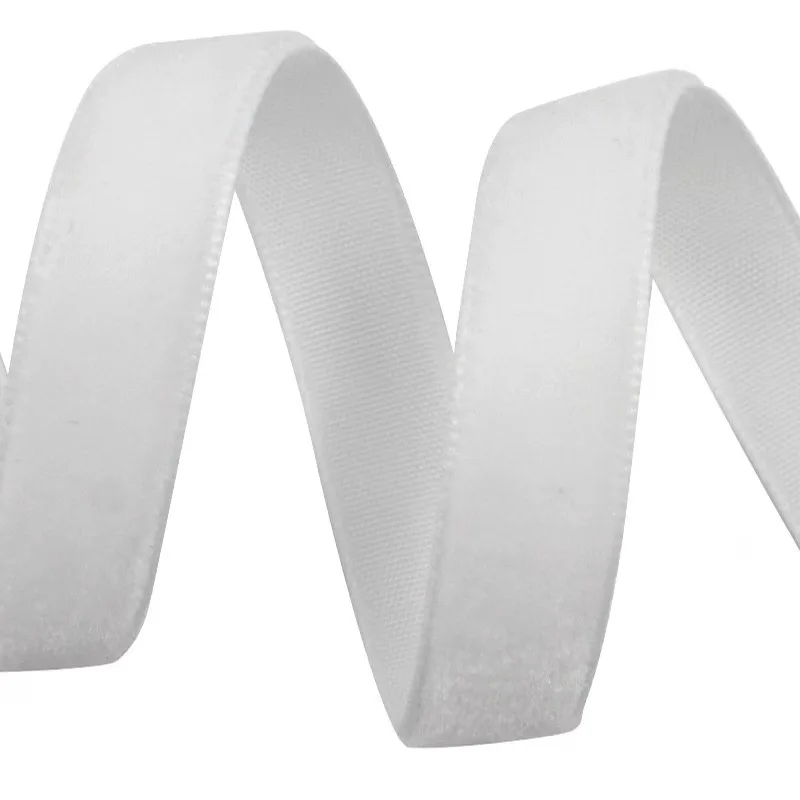 Neu (50 Yards/Rolle) 10mm Samtband Hochzeit Party Geschenkverpackung Dekoration Handgemachte Haarspange Haaraccessoires Schleife DIY-Band – Detail 4