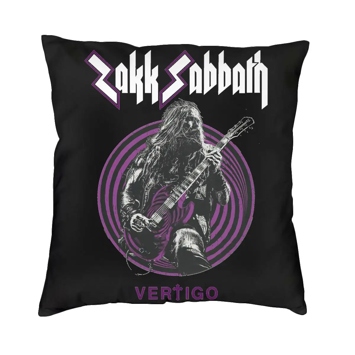 Thick Zakk-Sabbath Zakk-Wylde Rock Band Pillowcase Throw Pillow Cover For Room Thickened Home Decorative