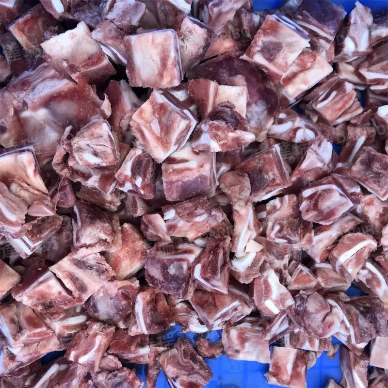 Chicken Diced Cutting 350-500kg/h Conveyor Belt Dicer | SUS304 Frozen Meat Cubes Cutting Tools for Butchery