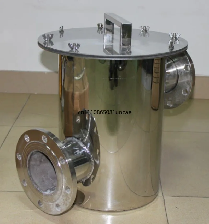 Barber Shop Stainless Steel Hair Collector Pet Laundry Sewage Hair Filter DN150 Flanged Interface