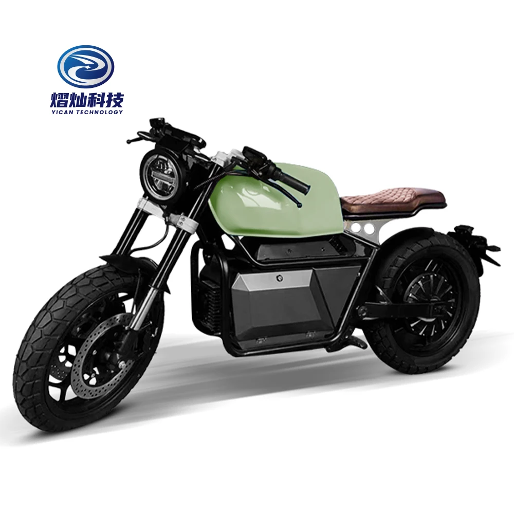 ER200 DDP Wuxi Advanced Technology 4000w 72v 60ah Retro Style Electric Motorcycle