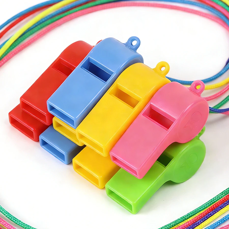 8pcs 5.2cm Pet Dog Training Whistle with Lanyard - Loud Cris