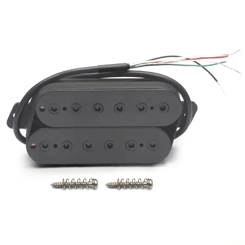 6 String Humbucker N-7.5k/B-15K Fan Fret Pickup 4 Conductor Cable Output Coil Splitting Guitar Pickup