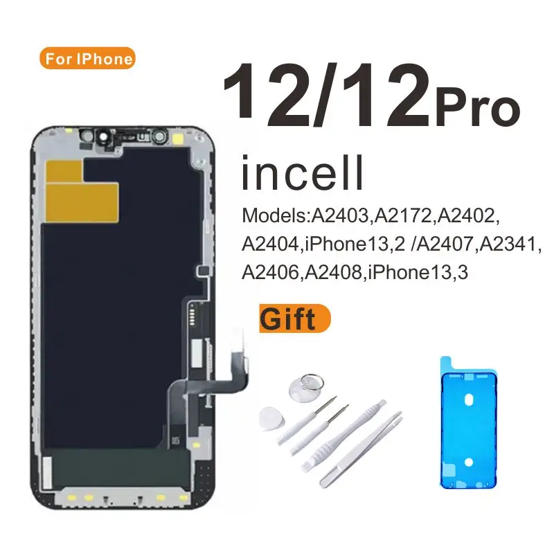 OLED Display For iPhone X XR XS 11 12 13 14 11 Pro Max 13Mini 14Plus Incell Screen Replacement LCD Display,3D Touch True Tone