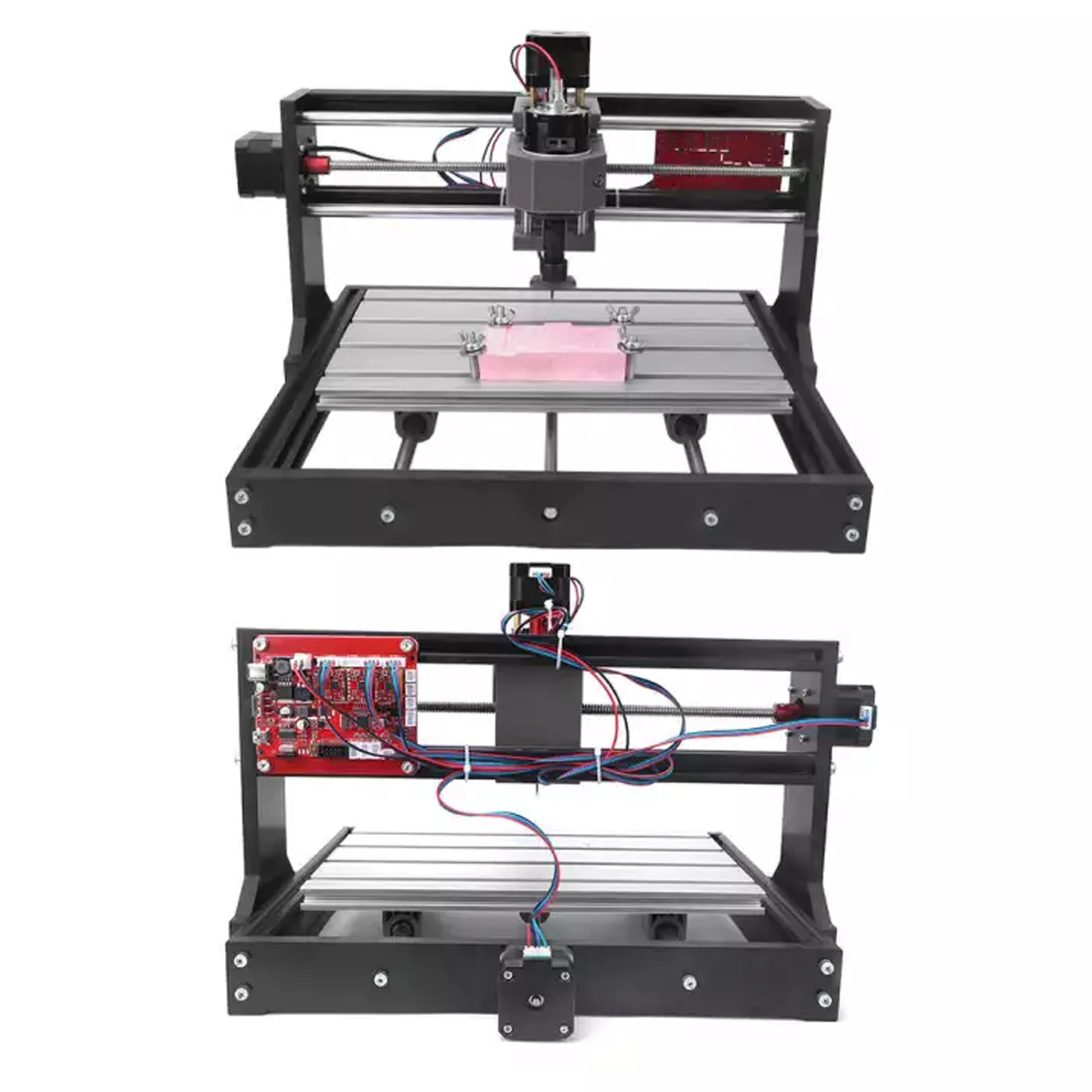TwoTress CNC 3018 مجموعة التوجيه GRBL التحكم 3 محور البلاستيك الاكريليك PVC آلة نقش الخشب نطاق العمل 300x180x40mmUS