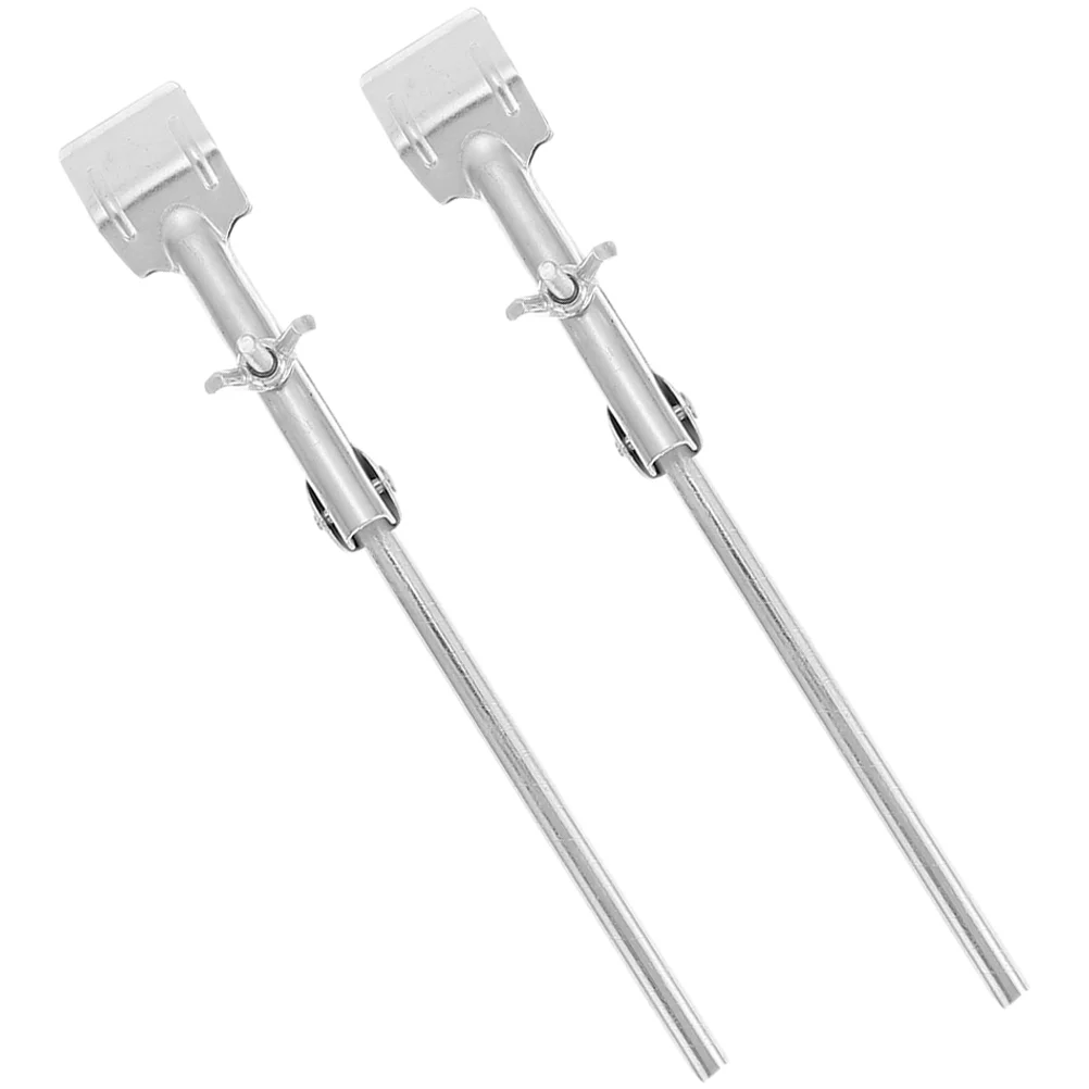 2 Pcs Flask Test Tube Clamp Laboratory Holder Clip Stand Extruder Condensing Iron Condenser