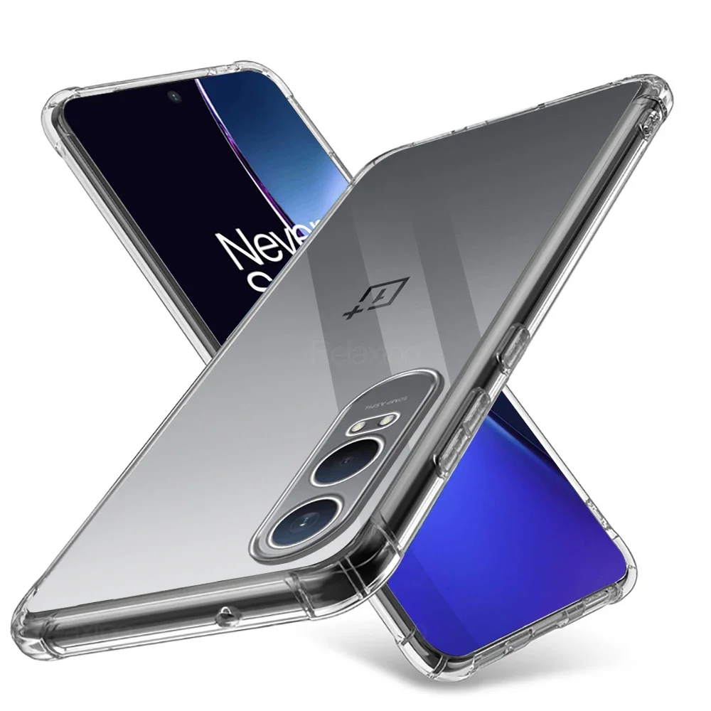 One Plus NordCE4Lite 5G Case Clear TPU Soft Cover For OnePlus Nord CE4 Lite CE 4 Light 4Lite 5G Lens Protector Shockproof Coque