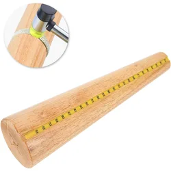 Wooden Bracelet Bangle Shaping Mandrel Jewellery Making Tools Sturdy Round Adjust Bracelet and Measurement Sizer Wrapping Tool