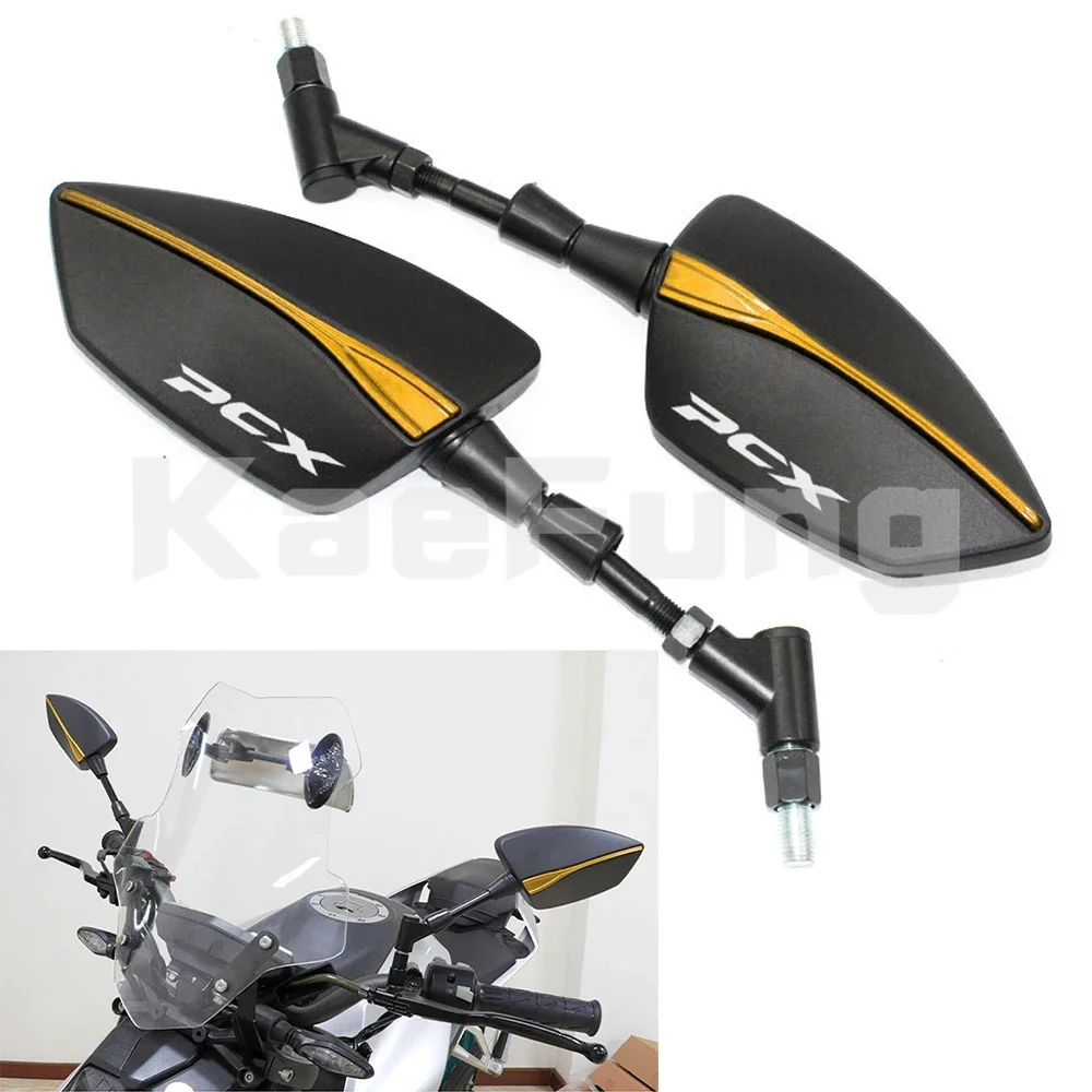 

PCX CNC мотоциклетные боковые зеркала заднего вида для HONDA PCX125 PCX 125 PCX150 PCX 150 PCX160 2018-2021 аксессуары для мотоциклов