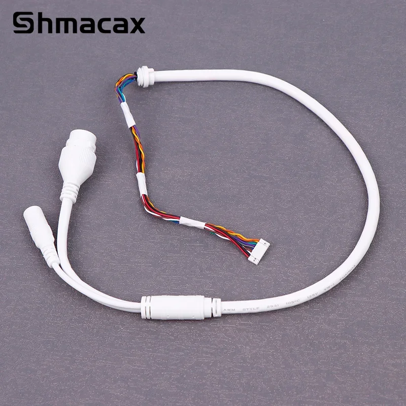 Camera Tail Cable Ethernet Lan Cable PoE RJ45 Network Cable 10 Pin 10 Core For IP Camera
