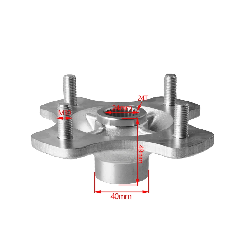 With accessories hub bearing suitable for Honda TRX420 FE TRX420FM Rancher 420 4X4 07-13 rear axle hub