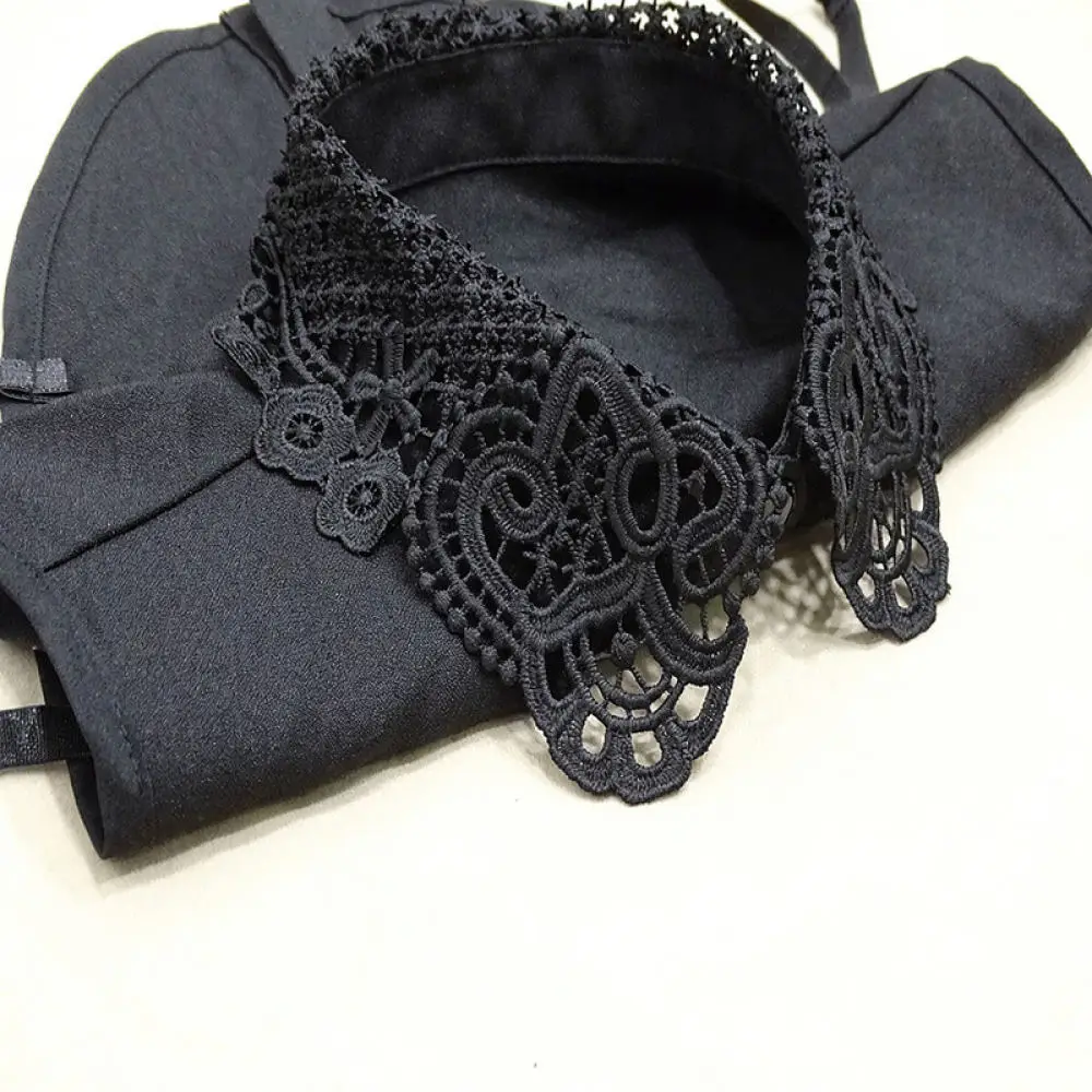 Versatile Floral Lace False Collar Women Decorative Detachable Neck Accessory For Casual Winter Sweater Dress Fashion Gear