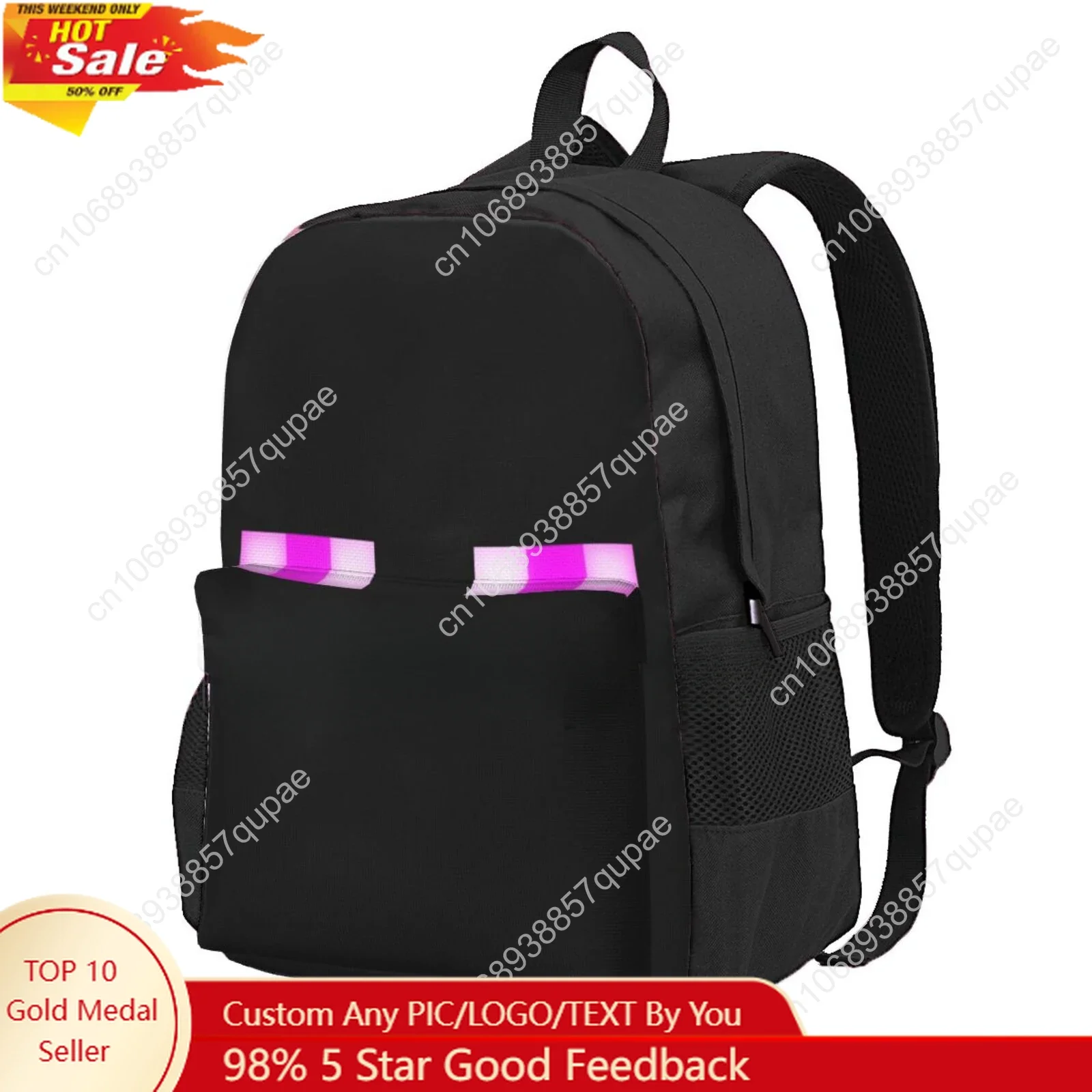 Enderman Hot Sale Schoolbag Backpack Fashion Bags Enderman