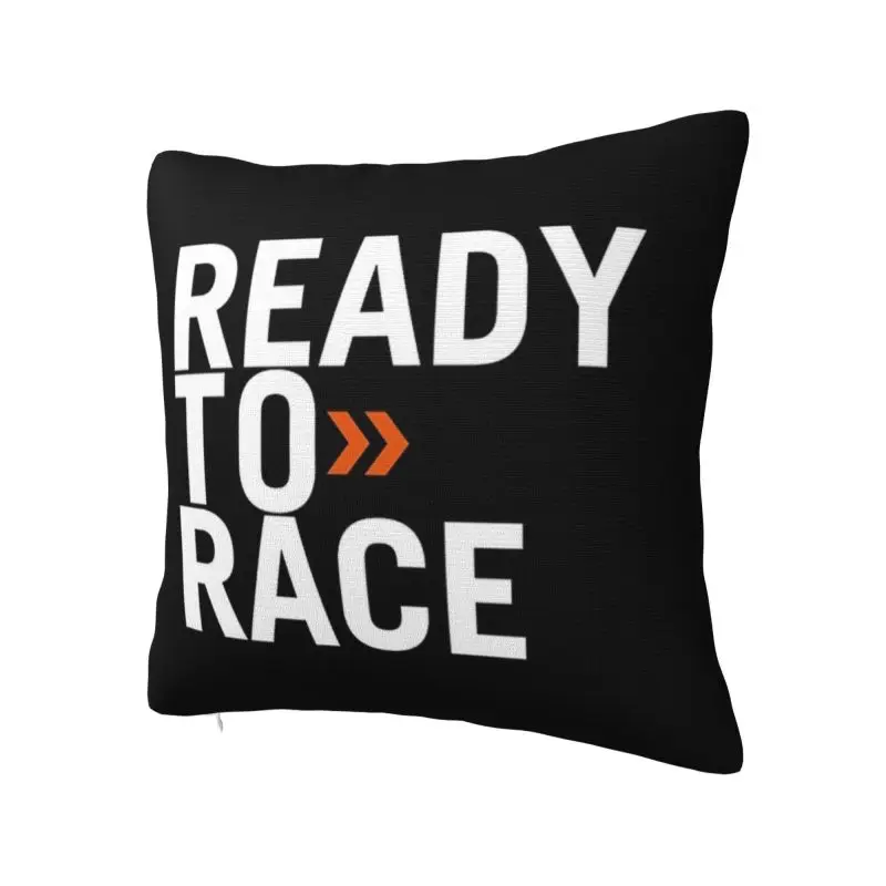 Modern Ready To Race Cushion Cover Velvet Racing Sport Throw Pillow Case