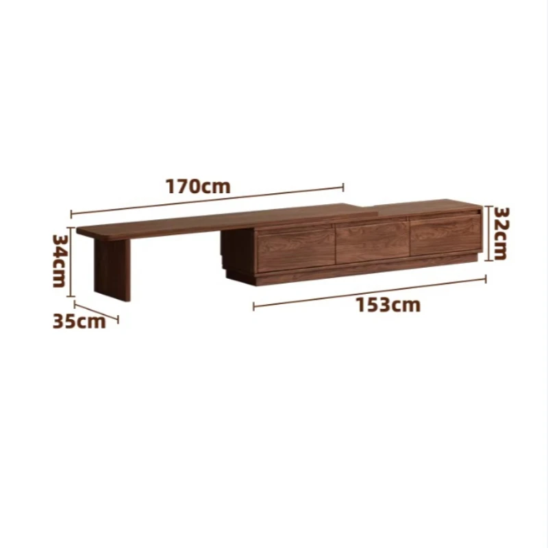 Heavy Wood Tv Cabinet Japanese Modern Living Room Supports Tv Cabinet High End Table Mesa Para Television House Accessories