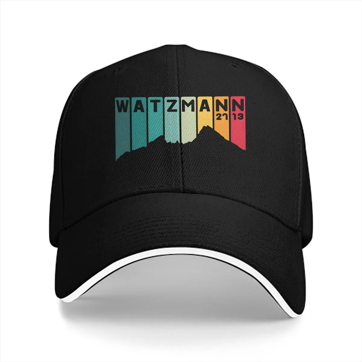 Summer Cap Sun Visor Watzmann 2713 Berchtesgaden Bavaria Hip Hop Caps Mountain Climber Cowboy Hat Peaked Hats