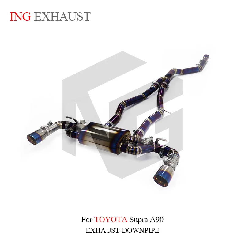 ING Performance Titanium Alloy Valve Catback Exhaust for Toyota Supra A90 3.0T Remote Control Electric Tube Accessories System