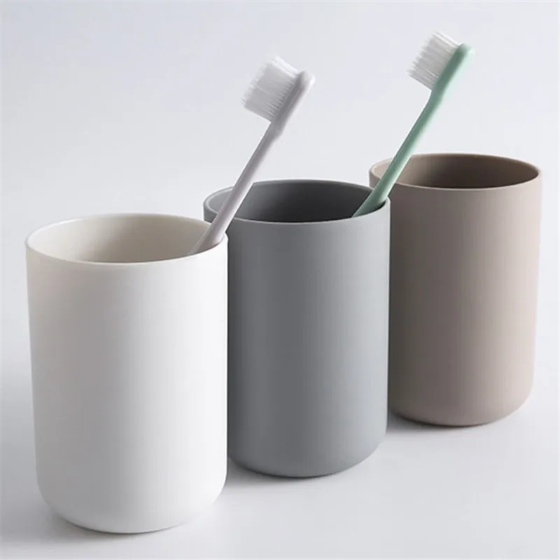 

Plastic Material Toothbrush Cups Drinking Cup Mugs Brushing Cups Unbreakable Toothbrush Cups For Home Kitchen Bathroom Durable