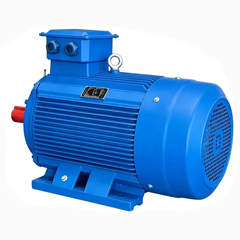 High Efficiency Three Phase AC Induction Motor Industrial Electric Engine for Machinery Equipment Power Drive Unit Wholesale