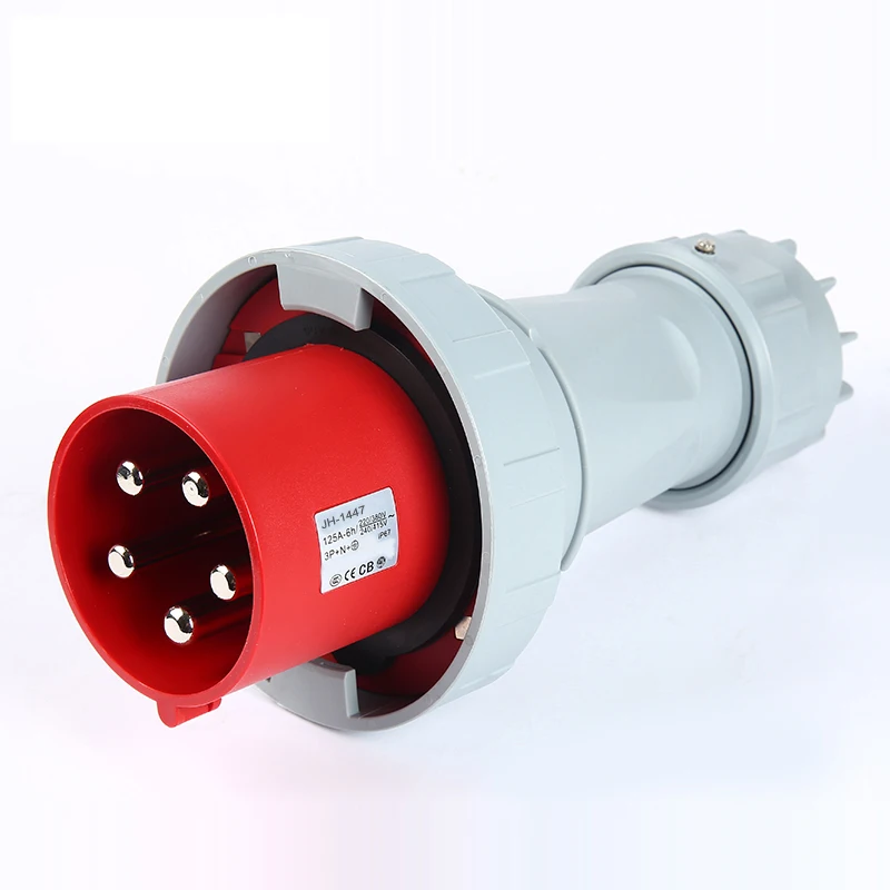 

125 amp IP67 straight Plug & socket