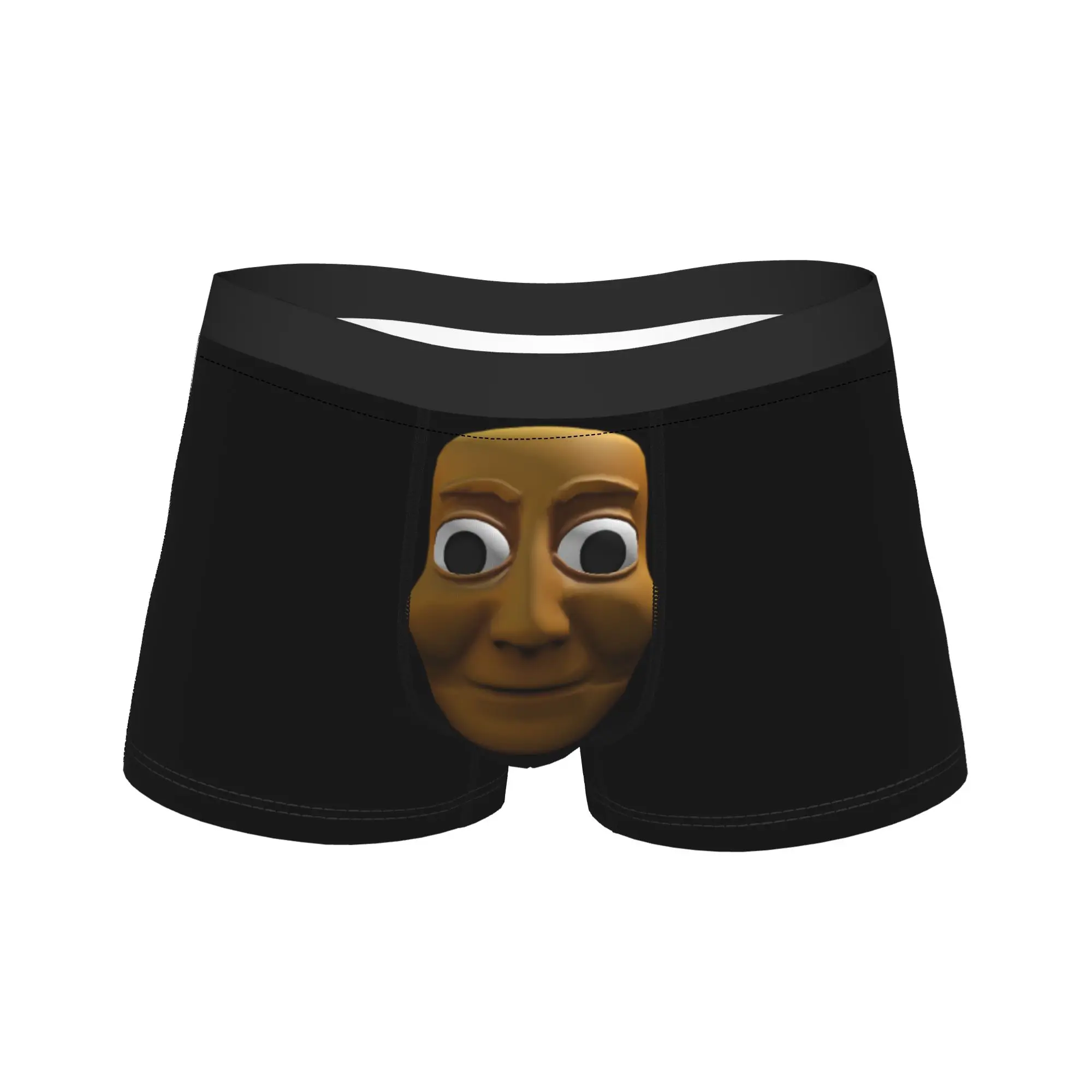

Boxer Tung Tung Tung Sahur Face Shorts Panties Briefs Men Underwear Italian Brainrot Meme Mid Waist Underpants for Male S-XXL