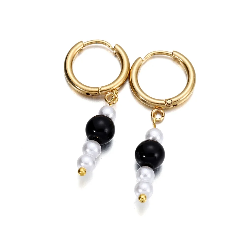 10 Teile/los Edelstahl Huggie Ohrring Haken mit Schleife Runde Ohr Beitrag mit Offenen Biegering für DIY Schmuck Machen Zubehör – Detail 4