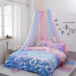 Colorful Bed Net for Kids Insect Net for Beds Large Bed Canopy for Girls Hangings Bed Net Suitable for Bedroom Decor