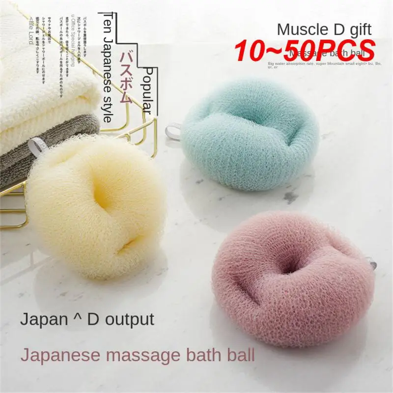 10~50PCS Bath Flower Bath Towel Skin Cleaning Resist Roughness Household Durable Cleaning Tools Soft Sponge Bath Ball