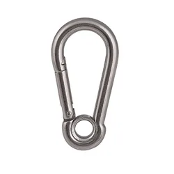 1Pcs Stainless Steel 304 M4 M5 M6 M7 M8 M9 M10 M11 M12 M13 M14  Carabiner Carbine Snap Hook Key-Lock