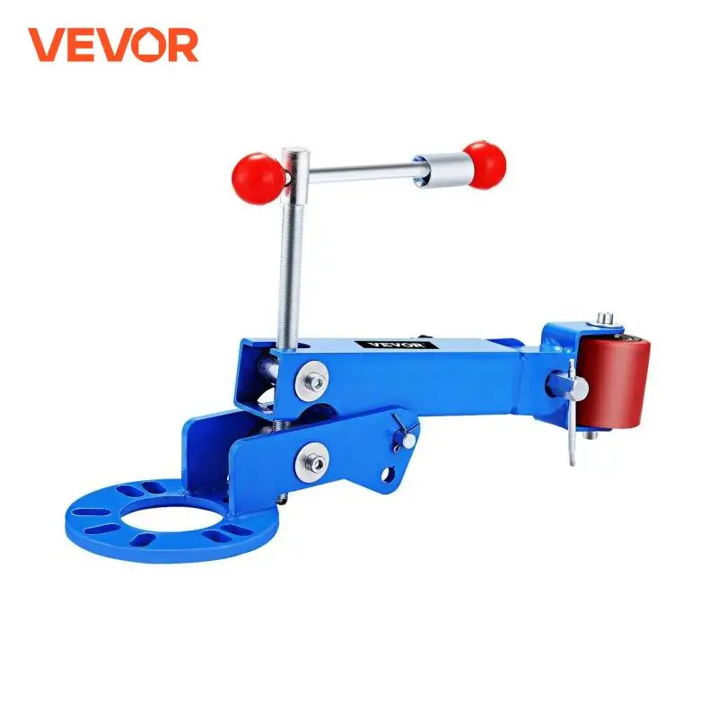 VEVOR 180° Car Fender Roller Reforming Tool with Adapter Plate for Most Vehicles Light Truck with 4 or 5 Lugs Fender Tire Repair