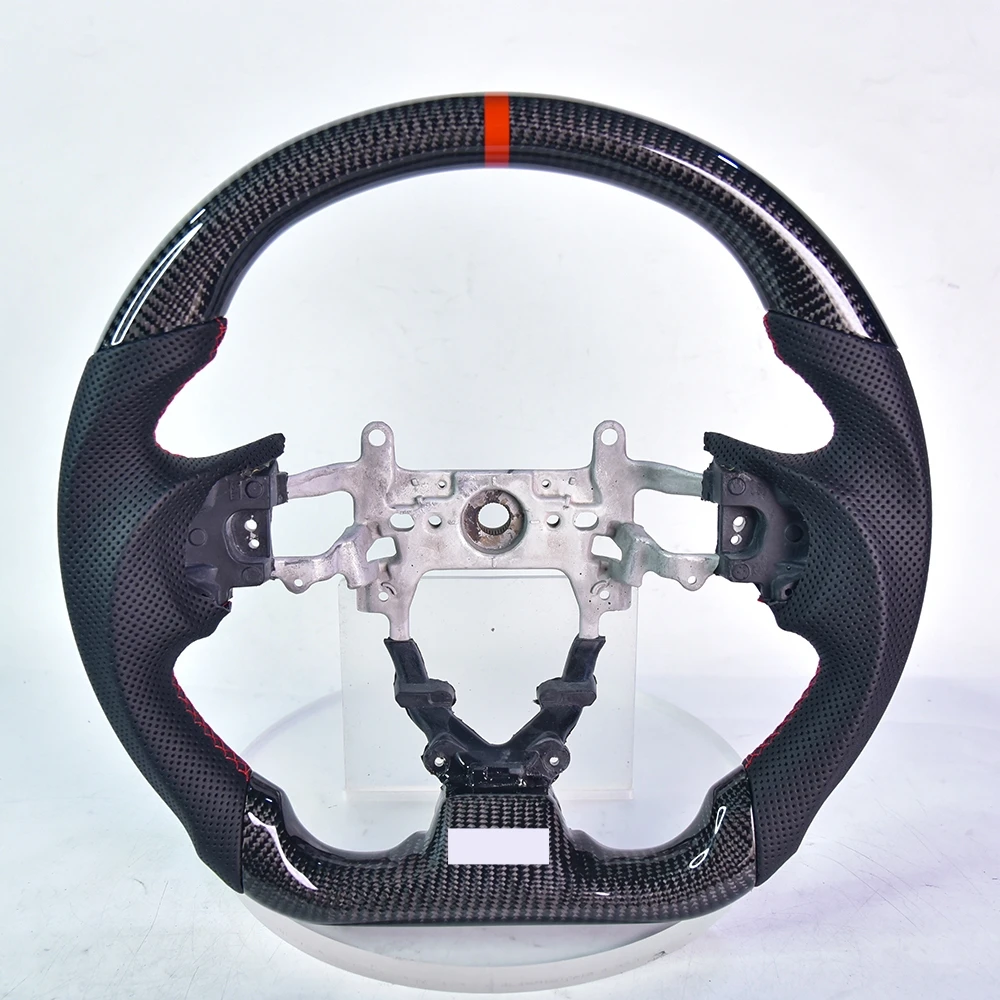 Suitable for Customized Modification of Honda Civic Carbon Fiber Leather Steering Wheel for the 9th Generation American Version